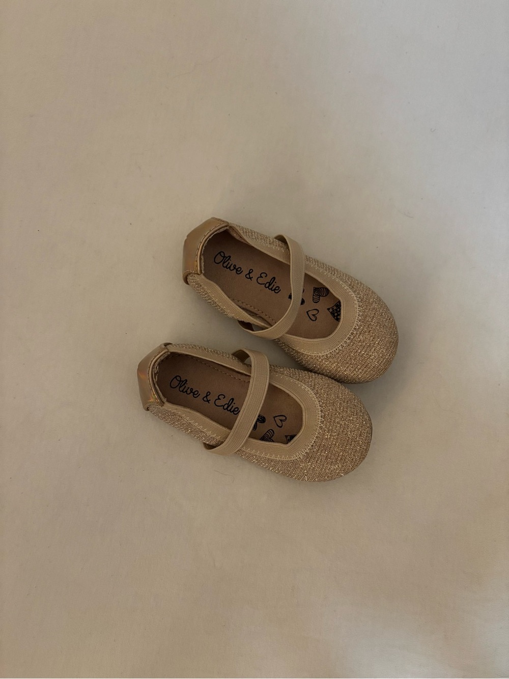Girls' Champagne Mary Jane Dress Shoes